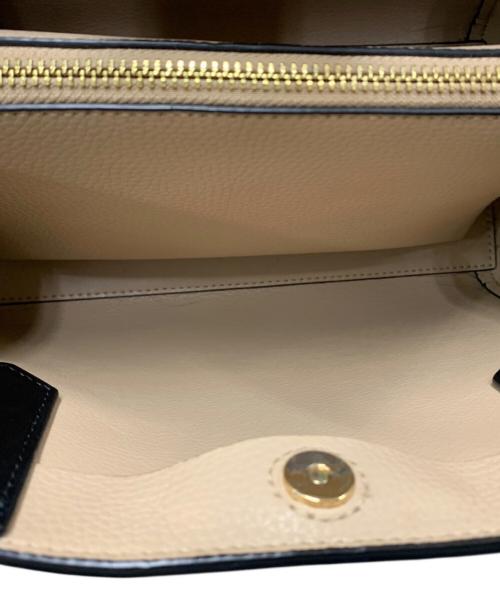 MICHAEL KORS（マイケルコース）MICHAEL KORS (マイケルコース) 2WAYバッグ ベージュ×ブラックの古着・服飾アイテム