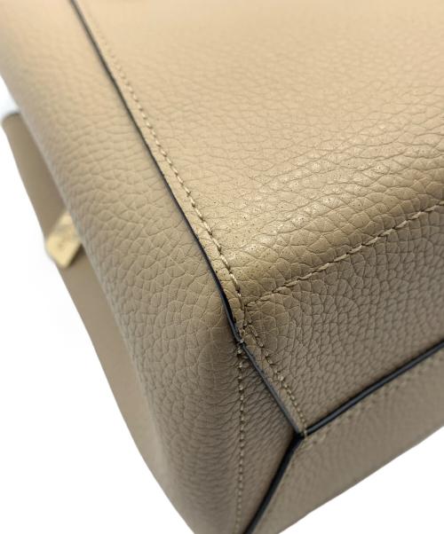 MICHAEL KORS（マイケルコース）MICHAEL KORS (マイケルコース) 2WAYバッグ ベージュ×ブラックの古着・服飾アイテム