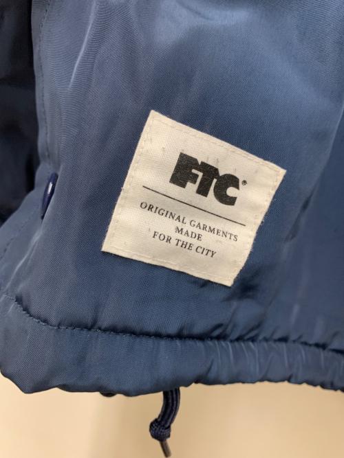 FTC（エフティーシー）FTC (エフティーシー) 裏ボアフードコーチジャケット ネイビー×ブラウン サイズ:Mの古着・服飾アイテム