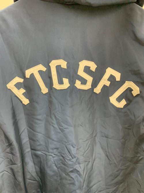 FTC（エフティーシー）FTC (エフティーシー) 裏ボアフードコーチジャケット ネイビー×ブラウン サイズ:Mの古着・服飾アイテム
