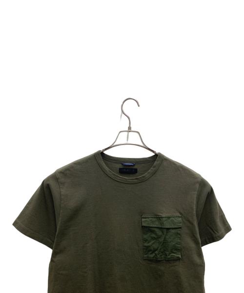 Junhashimoto（ジュンハシモト）junhashimoto (ジュンハシモト) 半袖カットソー オリーブ サイズ:4の古着・服飾アイテム