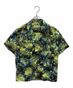 BILLIONAIRE BOYS CLUBビリオネアボーイズクラブ）の古着「半袖シャツ」｜イエロー×ブラック