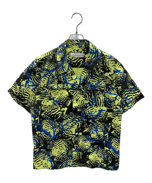 BILLIONAIRE BOYS CLUB（ビリオネアボーイズクラブ）BILLIONAIRE BOYS CLUB (ビリオネアボーイズクラブ) 半袖シャツ イエロー×ブラック サイズ:Sの古着・服飾アイテム