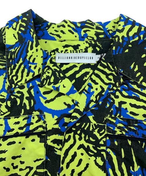 BILLIONAIRE BOYS CLUB（ビリオネアボーイズクラブ）BILLIONAIRE BOYS CLUB (ビリオネアボーイズクラブ) 半袖シャツ イエロー×ブラック サイズ:Sの古着・服飾アイテム