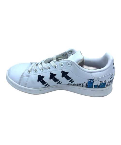 adidas（アディダス）adidas (アディダス) スタンスミス カシンローン ミッキーツイスト ローカットスニーカー ホワイト サイズ:26.5の古着・服飾アイテム
