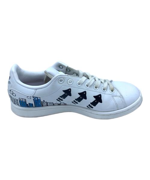adidas（アディダス）adidas (アディダス) スタンスミス カシンローン ミッキーツイスト ローカットスニーカー ホワイト サイズ:26.5の古着・服飾アイテム