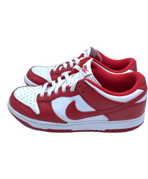 NIKE（ナイキ）NIKE (ナイキ) ローカットスニーカー レッド×ホワイト サイズ:27の古着・服飾アイテム