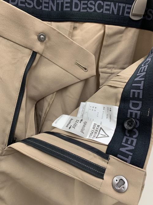 DESCENTE（デサント）DESCENTE (デサント) スラックス ベージュ サイズ:Lの古着・服飾アイテム