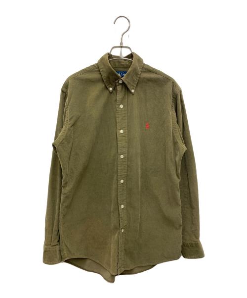 RALPH LAUREN（ラルフローレン）RALPH LAUREN (ラルフローレン) コーデュロイシャツ オリーブ サイズ:Mの古着・服飾アイテム