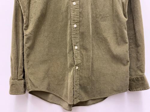 RALPH LAUREN（ラルフローレン）RALPH LAUREN (ラルフローレン) コーデュロイシャツ オリーブ サイズ:Mの古着・服飾アイテム