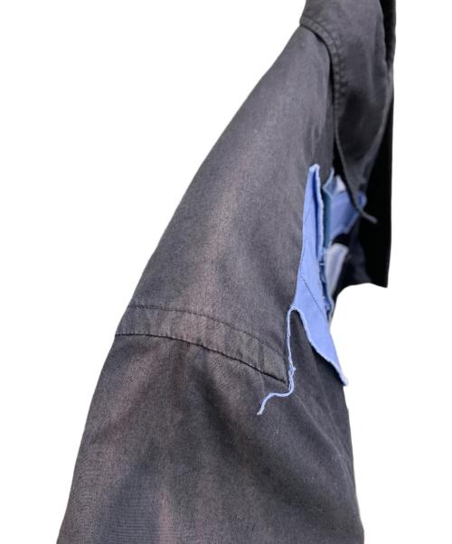 COMME des GARCONS HOMME（コムデギャルソン オム）COMME des GARCONS HOMME (コムデギャルソン オム) パッチワークシャツ ネイビー サイズ:Mの古着・服飾アイテム