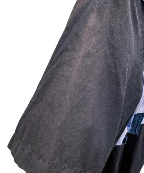COMME des GARCONS HOMME（コムデギャルソン オム）COMME des GARCONS HOMME (コムデギャルソン オム) パッチワークシャツ ネイビー サイズ:Mの古着・服飾アイテム