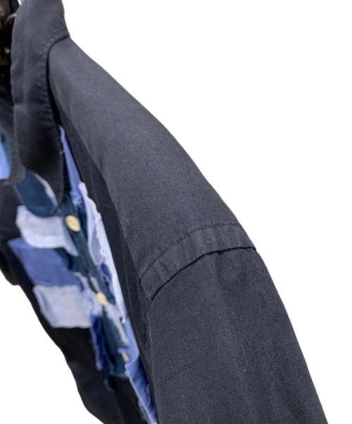 COMME des GARCONS HOMME（コムデギャルソン オム）COMME des GARCONS HOMME (コムデギャルソン オム) パッチワークシャツ ネイビー サイズ:Mの古着・服飾アイテム