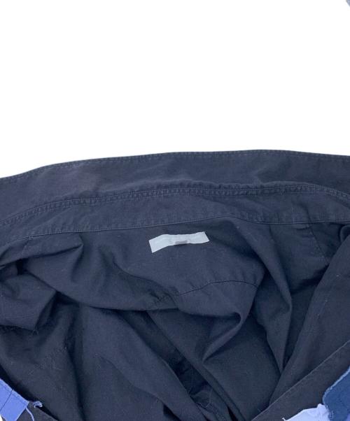 COMME des GARCONS HOMME（コムデギャルソン オム）COMME des GARCONS HOMME (コムデギャルソン オム) パッチワークシャツ ネイビー サイズ:Mの古着・服飾アイテム