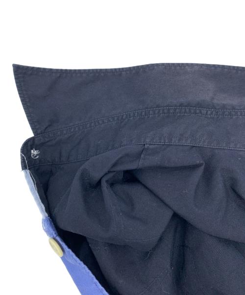 COMME des GARCONS HOMME（コムデギャルソン オム）COMME des GARCONS HOMME (コムデギャルソン オム) パッチワークシャツ ネイビー サイズ:Mの古着・服飾アイテム
