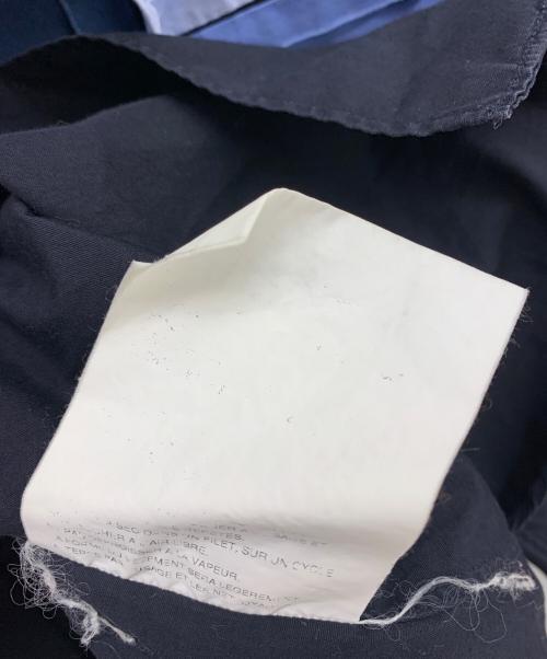 COMME des GARCONS HOMME（コムデギャルソン オム）COMME des GARCONS HOMME (コムデギャルソン オム) パッチワークシャツ ネイビー サイズ:Mの古着・服飾アイテム