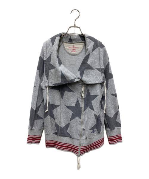 Vivienne Westwood RED LABEL（ヴィヴィアンウエストウッドレッドレーベル）Vivienne Westwood RED LABEL (ヴィヴィアンウエストウッドレッドレーベル) ジップジャケット ライトグレー サイズ:3の古着・服飾アイテム