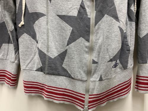 Vivienne Westwood RED LABEL（ヴィヴィアンウエストウッドレッドレーベル）Vivienne Westwood RED LABEL (ヴィヴィアンウエストウッドレッドレーベル) ジップジャケット ライトグレー サイズ:3の古着・服飾アイテム