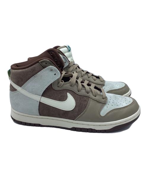 NIKE（ナイキ）NIKE (ナイキ) DUNK HI RETRO PREMIUM ブラウン×ホワイト サイズ:28.5の古着・服飾アイテム