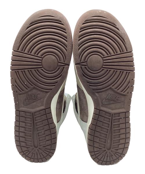 NIKE（ナイキ）NIKE (ナイキ) DUNK HI RETRO PREMIUM ブラウン×ホワイト サイズ:28.5の古着・服飾アイテム