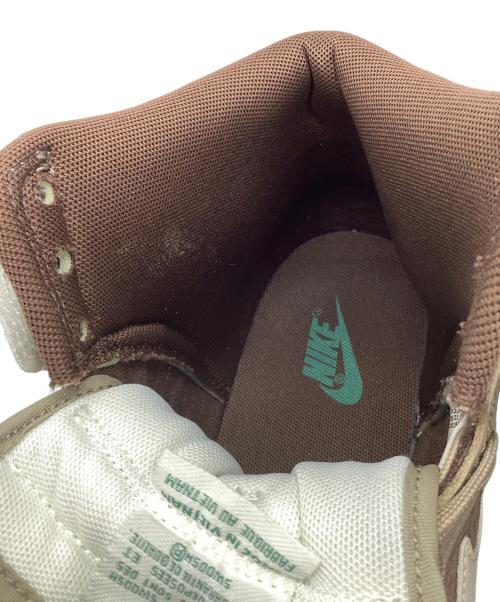 NIKE（ナイキ）NIKE (ナイキ) DUNK HI RETRO PREMIUM ブラウン×ホワイト サイズ:28.5の古着・服飾アイテム