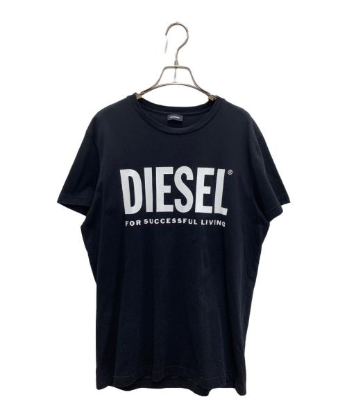 DIESEL（ディーゼル）DIESEL (ディーゼル) 半袖カットソー ブラック サイズ:XLの古着・服飾アイテム
