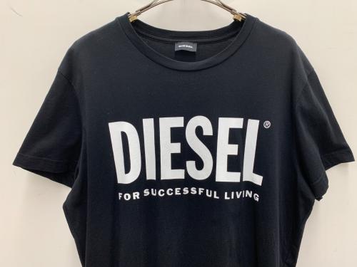 DIESEL（ディーゼル）DIESEL (ディーゼル) 半袖カットソー ブラック サイズ:XLの古着・服飾アイテム