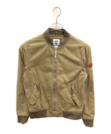 Timberland（ティンバーランド）の古着「MA-1ジャケット」｜ベージュ