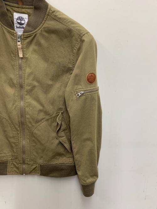 Timberland（ティンバーランド）Timberland (ティンバーランド) MA-1ジャケット ベージュ サイズ:Mの古着・服飾アイテム