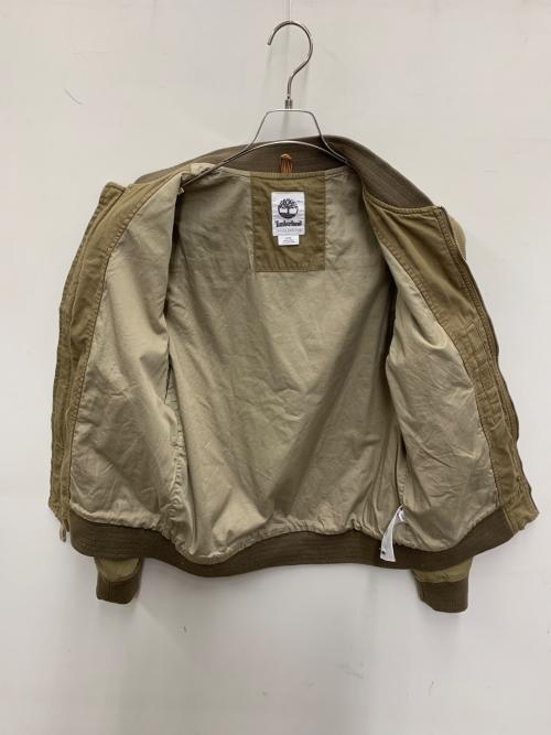 Timberland（ティンバーランド）Timberland (ティンバーランド) MA-1ジャケット ベージュ サイズ:Mの古着・服飾アイテム
