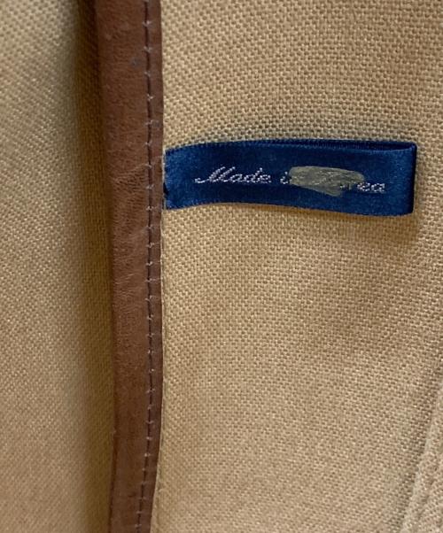 RALPH LAUREN（ラルフローレン）RALPH LAUREN (ラルフローレン) トートバッグ ベージュ×ブラウンの古着・服飾アイテム
