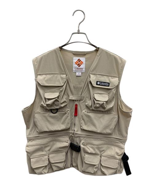 Columbia（コロンビア）Columbia (コロンビア) ジップベスト ベージュ サイズ:Sの古着・服飾アイテム