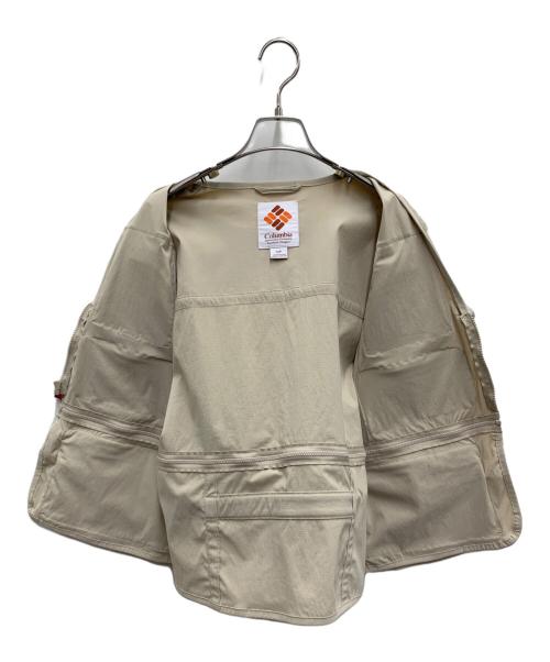 Columbia（コロンビア）Columbia (コロンビア) ジップベスト ベージュ サイズ:Sの古着・服飾アイテム