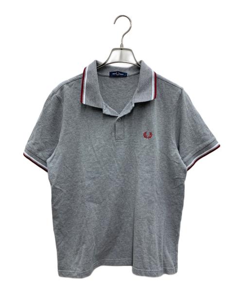 FRED PERRY（フレッドペリー）FRED PERRY (フレッドペリー) ポロシャツ グレー サイズ:Lの古着・服飾アイテム