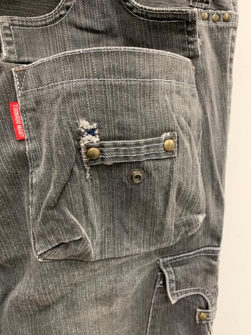 TORNADO MART（トルネードマート）TORNADO MART (トルネードマート) カーゴデニムパンツ グレー サイズ:Lの古着・服飾アイテム