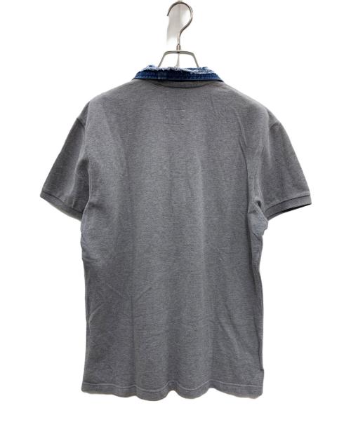 DIESEL（ディーゼル）DIESEL (ディーゼル) ポロシャツ グレー×ブルー サイズ:不明の古着・服飾アイテム