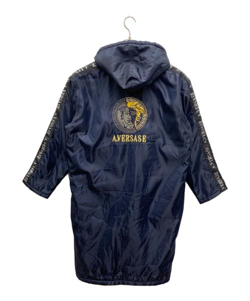 A.VERSACE（アルフレッドヴェルサーチ）A.VERSACE (アルフレッドヴェルサーチ) ボアジャケット ネイビー サイズ:Lの古着・服飾アイテム