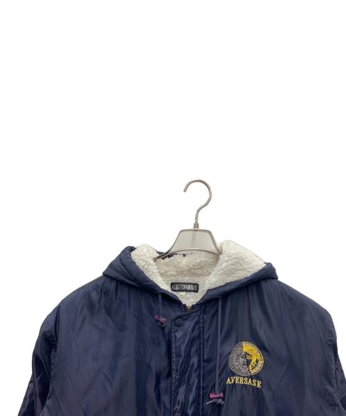 A.VERSACE（アルフレッドヴェルサーチ）A.VERSACE (アルフレッドヴェルサーチ) ボアジャケット ネイビー サイズ:Lの古着・服飾アイテム