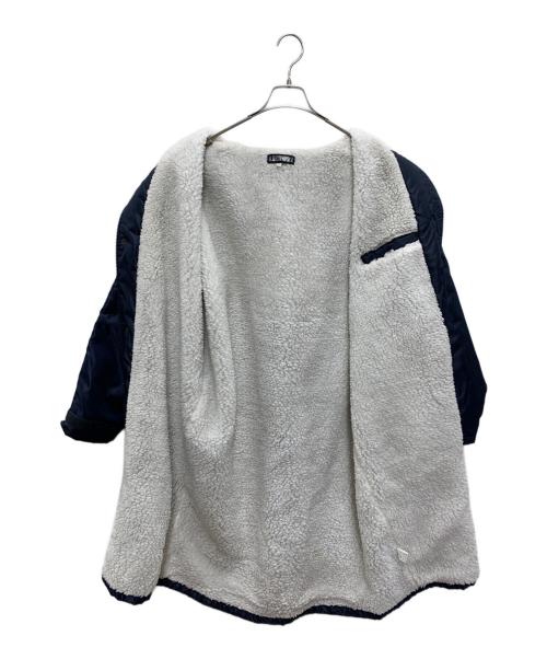A.VERSACE（アルフレッドヴェルサーチ）A.VERSACE (アルフレッドヴェルサーチ) ボアジャケット ネイビー サイズ:Lの古着・服飾アイテム