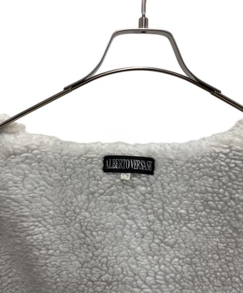 A.VERSACE（アルフレッドヴェルサーチ）A.VERSACE (アルフレッドヴェルサーチ) ボアジャケット ネイビー サイズ:Lの古着・服飾アイテム