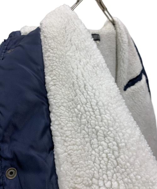 A.VERSACE（アルフレッドヴェルサーチ）A.VERSACE (アルフレッドヴェルサーチ) ボアジャケット ネイビー サイズ:Lの古着・服飾アイテム