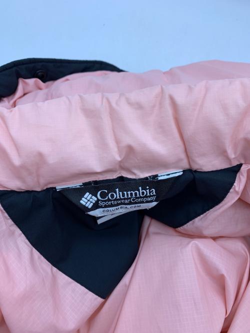 Columbia（コロンビア）Columbia (コロンビア) ダウンジャケット ブラック×ピンク サイズ:Mの古着・服飾アイテム