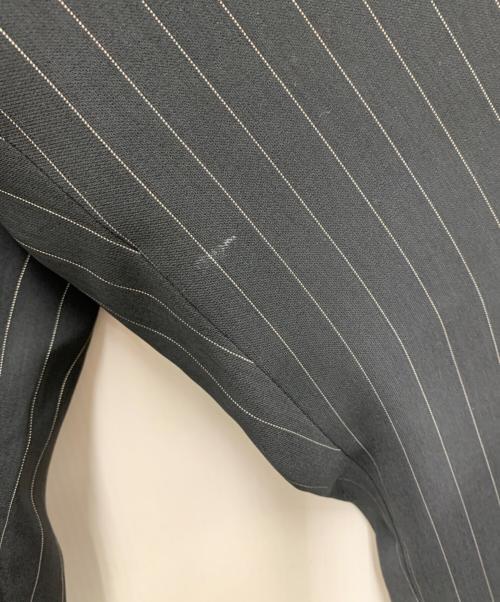 GIORGIO ARMANI（ジョルジオアルマーニ）GIORGIO ARMANI (ジョルジオアルマーニ) ストライプパンツ ブラック サイズ:ーの古着・服飾アイテム