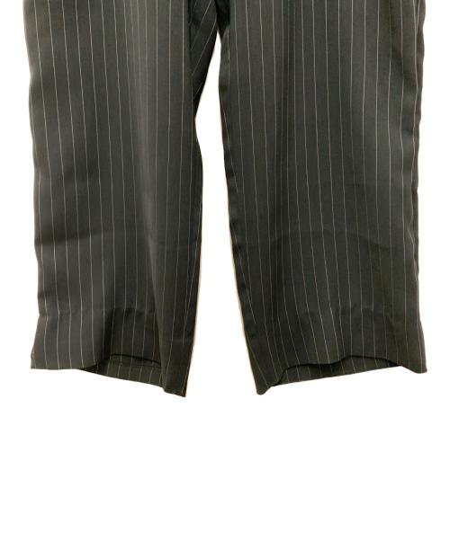 GIORGIO ARMANI（ジョルジオアルマーニ）GIORGIO ARMANI (ジョルジオアルマーニ) ストライプパンツ ブラック サイズ:ーの古着・服飾アイテム