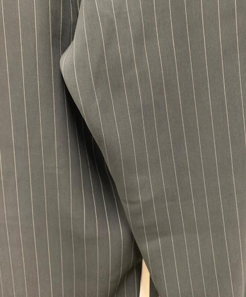 GIORGIO ARMANI（ジョルジオアルマーニ）GIORGIO ARMANI (ジョルジオアルマーニ) ストライプパンツ ブラック サイズ:ーの古着・服飾アイテム