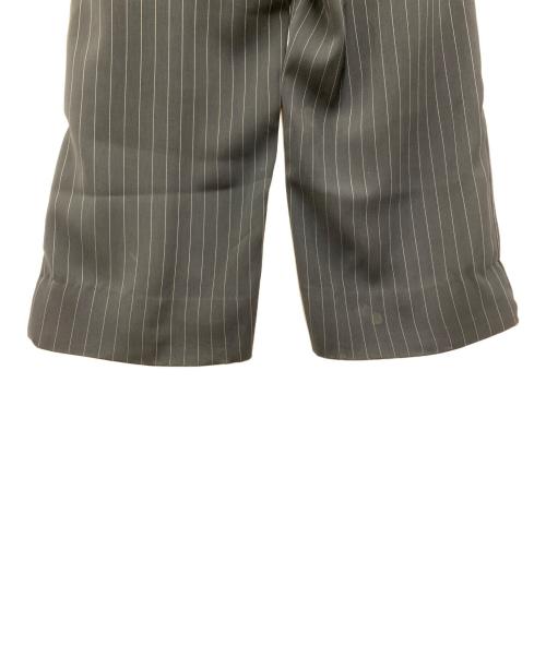 GIORGIO ARMANI（ジョルジオアルマーニ）GIORGIO ARMANI (ジョルジオアルマーニ) ストライプパンツ ブラック サイズ:ーの古着・服飾アイテム