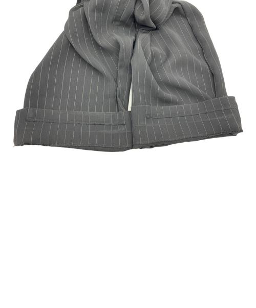 GIORGIO ARMANI（ジョルジオアルマーニ）GIORGIO ARMANI (ジョルジオアルマーニ) ストライプパンツ ブラック サイズ:ーの古着・服飾アイテム