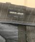 中古・古着 GIORGIO ARMANI (ジョルジオアルマーニ) ストライプパンツ ブラック サイズ:ー：8000円