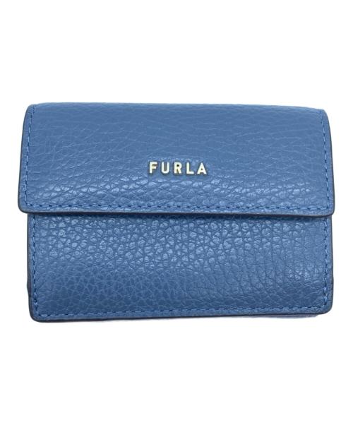 FURLA（フルラ）FURLA (フルラ) 3つ折り財布 ネイビーの古着・服飾アイテム