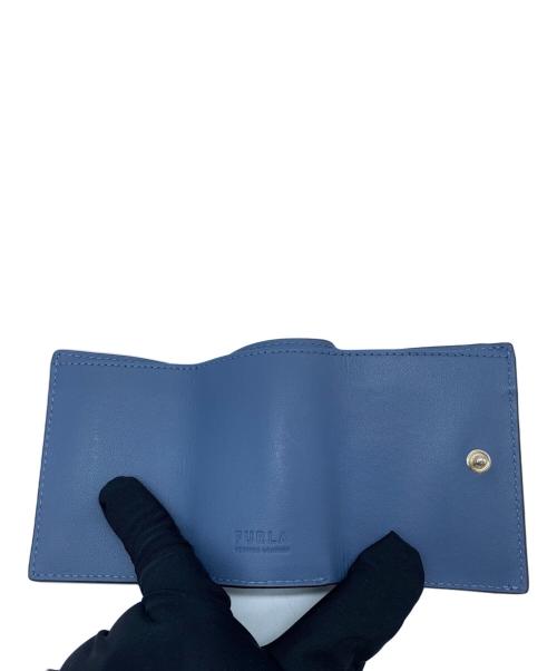 FURLA（フルラ）FURLA (フルラ) 3つ折り財布 ネイビーの古着・服飾アイテム